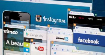 Abbildung von vielen Social Media Kanälen