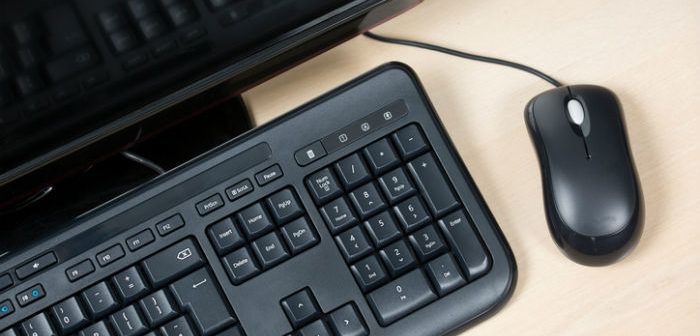 Der Nummernblock einer Tastatur