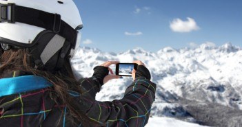 Smartphone im Winter