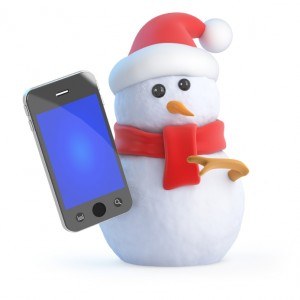Smartphone mit Schnemann