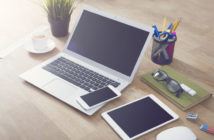 Laptop, Tablet und Handy