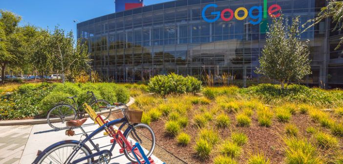 Mountain View, CA, Fahrradstellplatz auf dem Google Gelände
